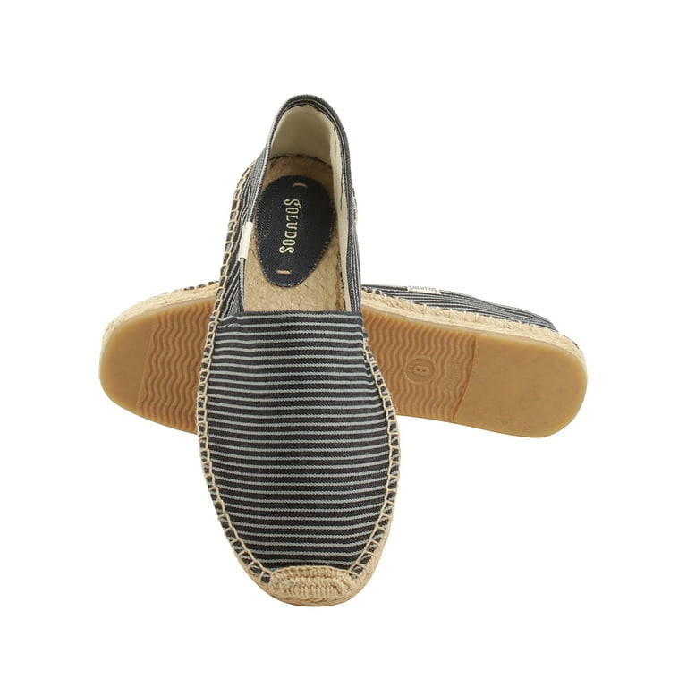 Soludos Men s Original Classic Stripe Espadrilles Shoe Blue White 10 Walmart