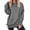 Dark Gray, variant on NinXxx Women's Solid Hoodie Fashion Pullover Daily Loungewear Top White S