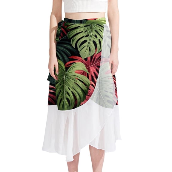 Frond Stunning Chiffon Beach Dress for Women - Summer Dresses for the Beach