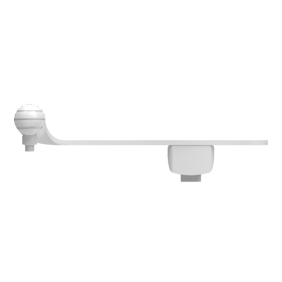 Mainstays  Dual Nozzles Bidet Attachments with Self Cleanig Daisy White, Slim Size