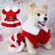 thumbnail image 1 of Fiesta navideña para mascotas, disfraz de Papá Noel para perro, Año Nuevo, 1 of 3
