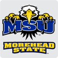 thumbnail image 1 of R & R Imports CST6-A-C-MORE19 Morehead Université d'État Acrylique Carré Coaster - Pack de 6, 1 of 1