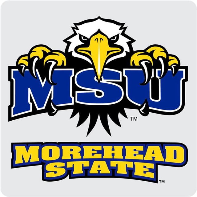 R & R Imports CST6-A-C-MORE19 Morehead Université d'État Acrylique Carré Coaster - Pack de 6