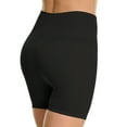 thumbnail image 4 of Angelina Women's Seamless Boxer Shorts with Tummy Control Waistband (6-Pack), 4 of 5