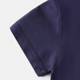 thumbnail image 6 of WUANDIXFA Baby Kids Boy Girl Solid Casual Short Sleeve Polo Shirt Pullover Tops Cute Shirts (Navy, 2-3 Years), 6 of 9