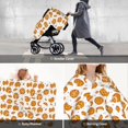 thumbnail image 7 of Yiaed Yellow Biscuit Print Baby Car Seat Canopy Carrier Cover, Breathable Nursing Cover for Breastfeeding,Multi-Use Infant Carseat Stroller Cover, 7 of 7