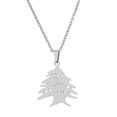 thumbnail image 1 of fastboy Statement With Style Lebanon Map Pendant Necklace For Unique Look Gift Idea Lebanon Map Pendants Necklace Necklaces Silver, 1 of 6