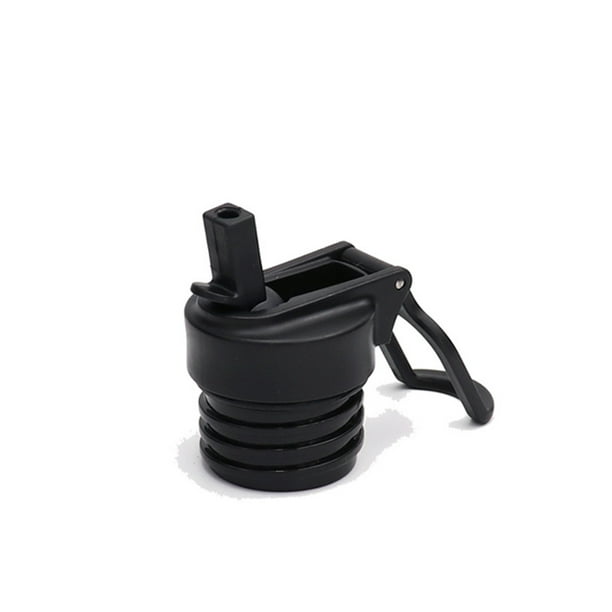 Toystoory Tapa de botella de agua a prueba de polvo, boca ancha, bebida deportiva, tapa de botella, tapa de repuesto, roscada, lavable, portátil Kits de desorden para acampar mango de paja