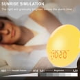 thumbnail image 2 of Reloj despertador JALL K8 con luz de amanecer para dormitorio infantil, 2 of 8