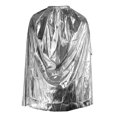 thumbnail image 3 of niño niña mago capa metálica capa disfraz plata Hugo Capa de bruja de Halloween, 3 of 8