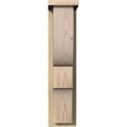 thumbnail image 2 of 6"W x 10"D x 26"H Ridgewood Rough Sawn Corbel w/Backplate, Douglas Fir, 2 of 9