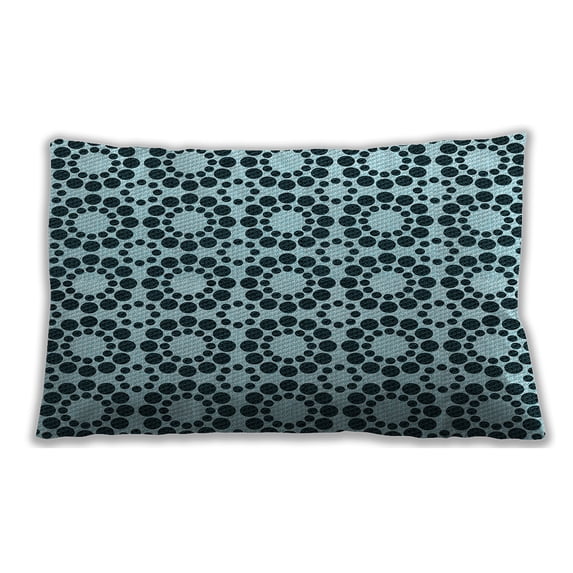 Ahgly Company Outdoor Rectangular Contemporary Lumbar Throw Pillow, 13 inch by 19 inch