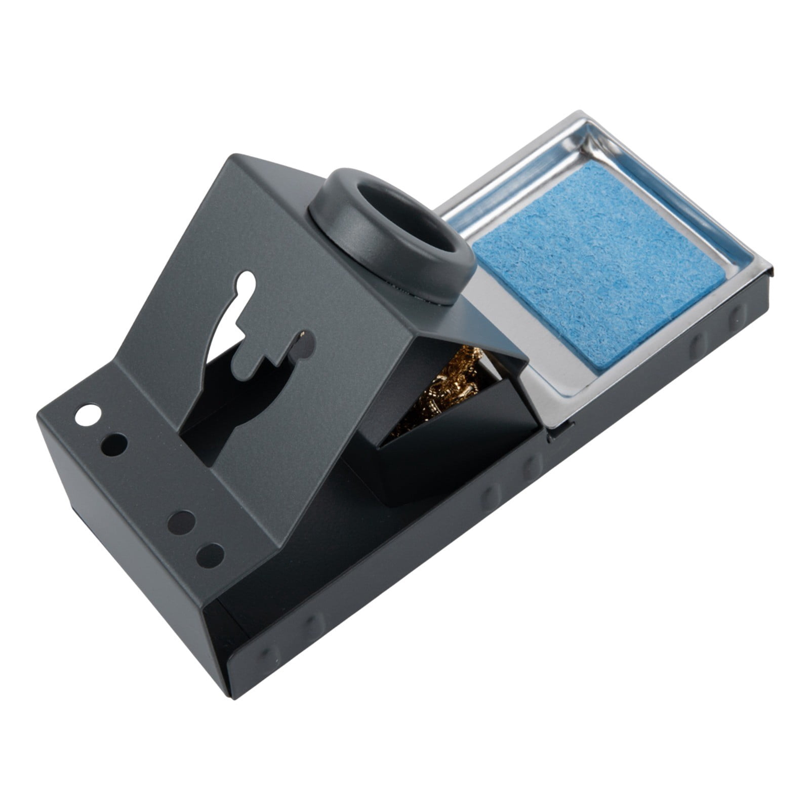 Soldering Iron Holder, Portable Stable Soldering Iron Stand with Cleaning Sponge