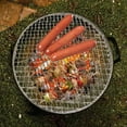 thumbnail image 2 of Abbracc Round Grill Wire Rack BBQ Accessories Grill Cooking Grate Steaming Rack Barbecue Diameter 16.5cm, 2 of 9