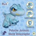 thumbnail image 2 of Peluche Suave Ruz Jurassic World (Velociraptor 30 cm Azul), 2 of 5