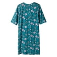 thumbnail image 4 of Open Back Night Gown For Ladies - Assisted Dressing Hospital Gown - Dragonfly Floral MED, 4 of 4