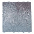 thumbnail image 3 of Ambesonne Geometric Shower Curtain, Dot Tiles Shape Print, 69"Wx70"L, Blue Grey, 3 of 3