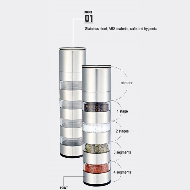 Botellas De Especias Camping Caja de almacenamiento de condimentos de condimento portátil para contenedor de tarro de especias para picnic de barbacoa Likrtyny Para Estrenar