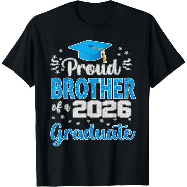 Proud Brother Of A Class Of 2026 Graduate Senior 2026 T-Shirt 200 1062