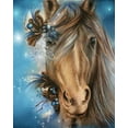 thumbnail image 2 of Sheena Pike Art 15x18 White Modern Wood Framed Museum Art Print Titled - Pretty Blue, 2 of 4
