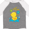 thumbnail image 4 of Inktastic Quack Quack Cute Duckling with Flowers Boys or Girls Long Sleeve Baby Bodysuit, 4 of 5