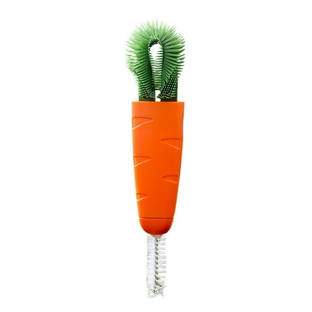 

〖Roliyen〗Crevices Mouth Cup Brushs Bottle Cap 1 Brush 3 Detail Various Cleaning Bottle In Cleaning Brush