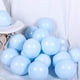 thumbnail image 3 of Decoración de fiesta en color azul pastel, 100 globos de látex 100 % natural de 10 pulgadas, ecológicos y duraderos para cumpleaños, bodas, baby shower, arco de guirnalda de globos. No tóxico, seguro, 3 of 7