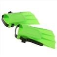 thumbnail image 2 of 6x Ninos Adultos Aletas Ajustables Natacion Buceo Aletas de Natacion - Verde,S: 25-30, 2 of 5