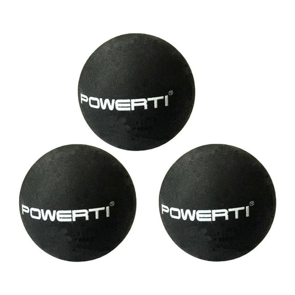 3 Pack Rubber Double Squash Balls Training Practice Balls