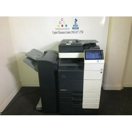 Konica Minolta Bizhub 654 Black & White Copier Printer Scanner Finisher Low (Best Low Cost Printer In India)