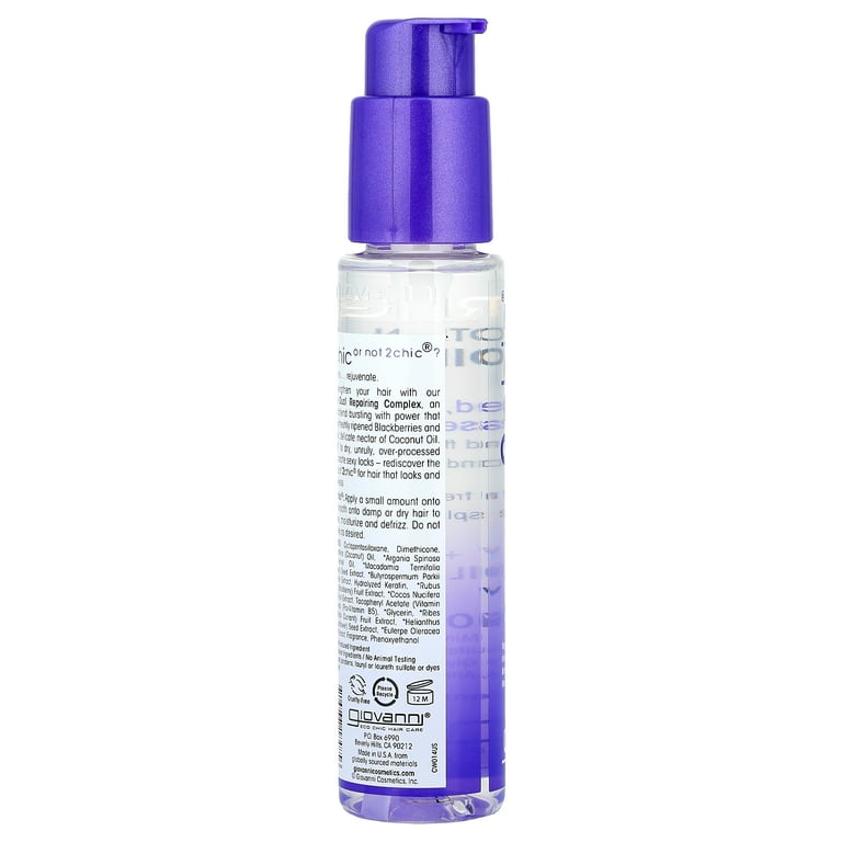 Giovanni 2chic Repairing Super Potion Hair Oil Serum, Blackberry