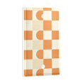 thumbnail image 2 of Yayeee Blank Wall Plate Cover 1-Gang 4.5"x2.7" Home Unused Decorative Outlet, Orange Checkered Pattern, 2 of 7