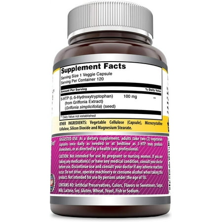 Amazing Formulas 5 HTP 100 Mg 120 VCaps
