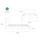 thumbnail image 3 of Box base cama Queen Size con Cabecera Capitonada Prime Color Gris Nooz Nooz Prime, 3 of 6