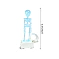 thumbnail image 3 of Glow In The Dark Dancing Skeleton Aquarium Ornament Halloween Decor 5.90IN Air Driven Movable Joint Fish Tank Decor for Halloween Seasonal Aquatic Theme Display, 3 of 7