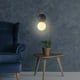 thumbnail image 3 of Lámpara Colgante LED jinwen candelabro moderno negro, 3 of 8