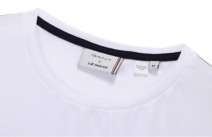 hundrede coping tidsplan Gant X LeMans Men's Shield Short Sleeve T-Shirt (254227), Medium, White -  Walmart.com