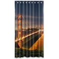 thumbnail image 1 of EREHome Golden Gate Bridge Shower Curtain Polyester Fabric Bathroom Decorative Curtain Size 66x72 Inches, 1 of 1