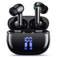 thumbnail image 1 of Auriculares inalámbricos HUIFU T12 Bluetooth 5.3 40H Playtime IPX7 negros, 1 of 6