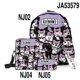thumbnail image 1 of Mochila 3 en 1 Sanrio con dibujos animados, fiambrera, Hello Kitty, Cinnamoroll, My Melody, Kuromi, Anime, portátil, bolsas de aislamiento de tienda, 1 of 4