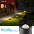 thumbnail image 2 of LEONLITE 8 Pack LED Landscape Light, 12V LED Bollard Path Lights Wired, Lawn LED, Pathway Lights, 3000K Warm White, 2 of 7
