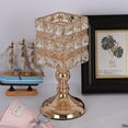 thumbnail image 1 of Portavelas elegante, portavelas de para té, candelabro, candelabro para fiesta de aniversario, escritorio, boda, Hotel, decoración 10x23cm Macarena Porta vela, 1 of 8