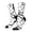 2 Black-2, variant on Hand Drawn Snake Print Adult Socks for Men & Women,Calf Socks, Ankle Socks,Boots Socks,Breathable Casual Sock,Unisex Crew Socks