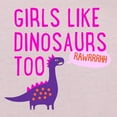 thumbnail image 3 of CafePress - Girls Like Dinosaurs Too RAWRRHH T Shirt - Cute Toddler T-Shirt, 100% Cotton, 3 of 4