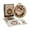 B - 20cm, variant on Christmas Embroidery Kit, Hand Stitching Craft Set With Thread And Needles, Holiday Pattern For Home Wall Art,A - 20Cm