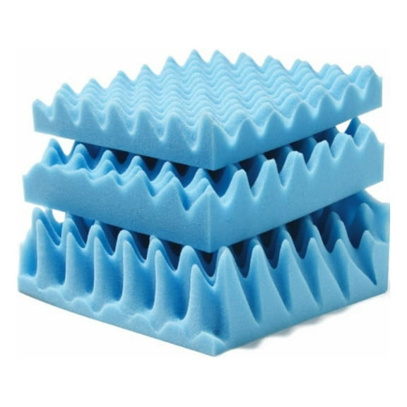 7-4000TC Convoluted Foam Mattress Pads 4" Twin 34x72x4