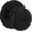 Matte Black, variant on PETGLE Cove Dummy Door Knob, Single Sided Handle for Closets, French Double Doors, and Pantry, Satin Nickel Non-Turning Interior Push/Pull Door Knob, with Microban Protection