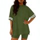 thumbnail image 2 of Eres Más Que una Camisa de Puntuación de Prueba, Blusa de Manga Larga de Ajuste Seco con Pantalones de Cintura Elásticos, 2 of 5