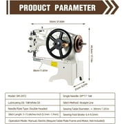 Heavy Duty Sewing for Leather, Canvas, Cotton, Nylon, and - Adjustable Length & Speed
