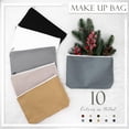 thumbnail image 3 of Bolsas de maquillaje Reginary, 10 unidades, bolsa de lona, 23 x 15 x 4 cm, 3 of 6